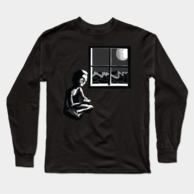 Latenight Gamer No BG Long Sleeve T-Shirt by theart